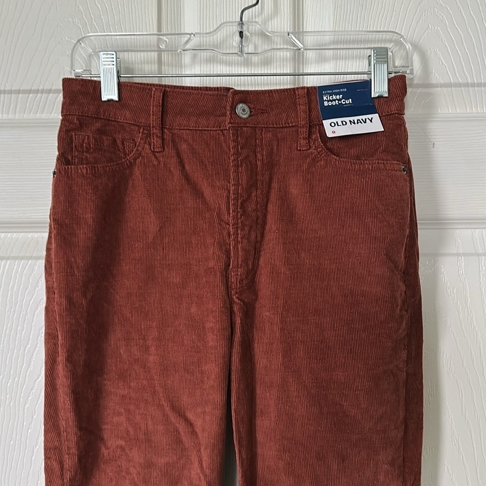 Old Navy Women’s Rustic Kicker Boot Cut Corduroy Jeans Size 0 NWT - Picture 8 of 8